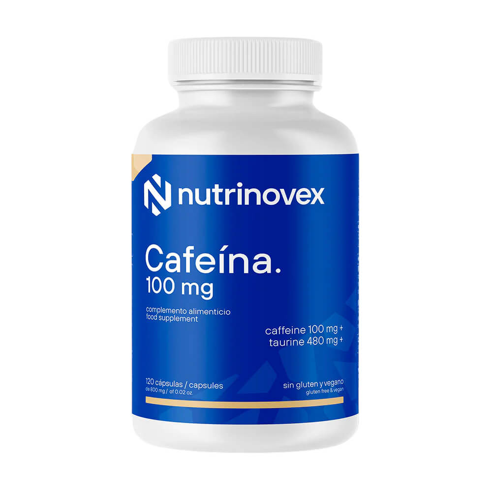 CÁPSULAS CAFEÍNA + TAURINA NUTRINOVEX