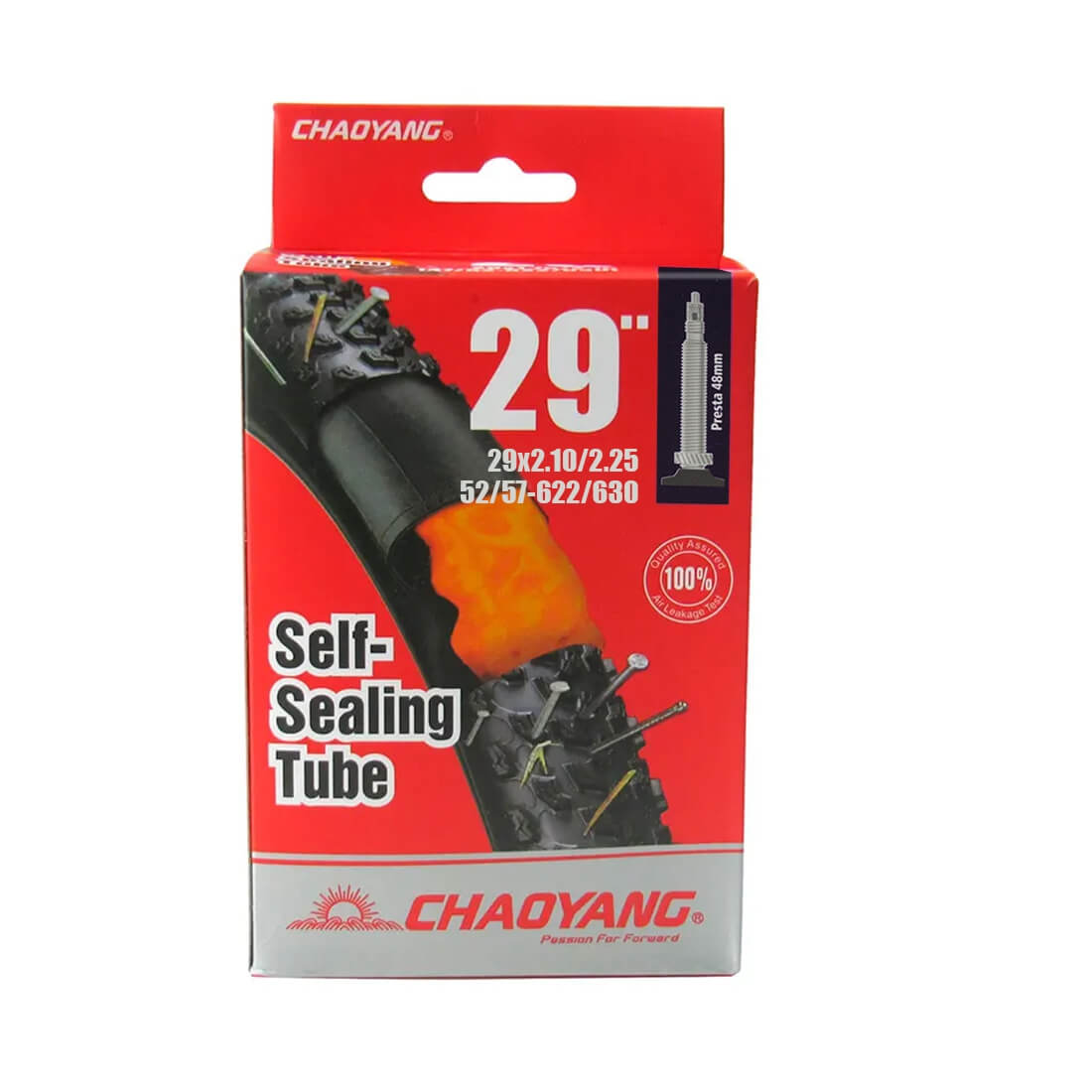 CÁMARA CHAOYANG 29x2,10/2,25 VÁLVULA FINA 48mm AUTOSELLADA